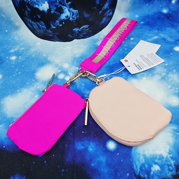 Lululemon Pink and Rose Pouch Wristlet - Picture 1 of 3